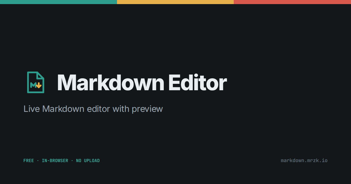 Markdown Editor