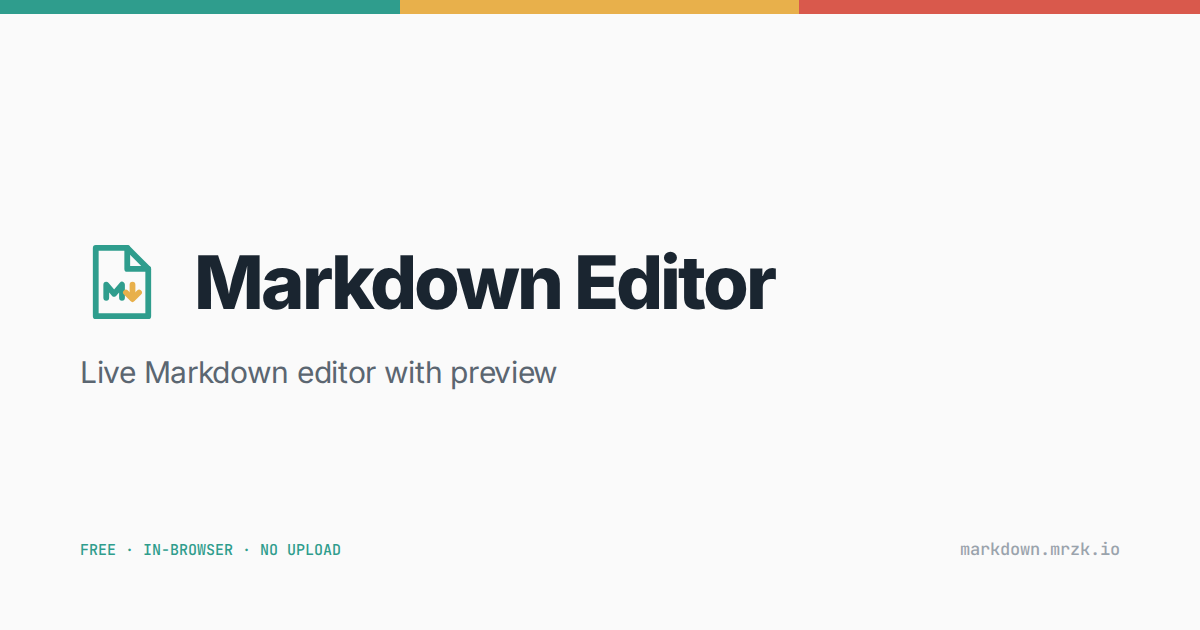 Markdown Editor